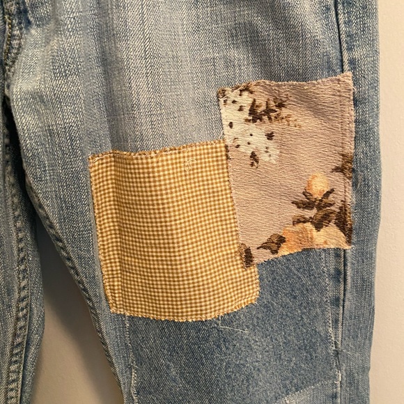 Levi’s with customized patchwork size width 32 length 34 - Picture 4 of 6